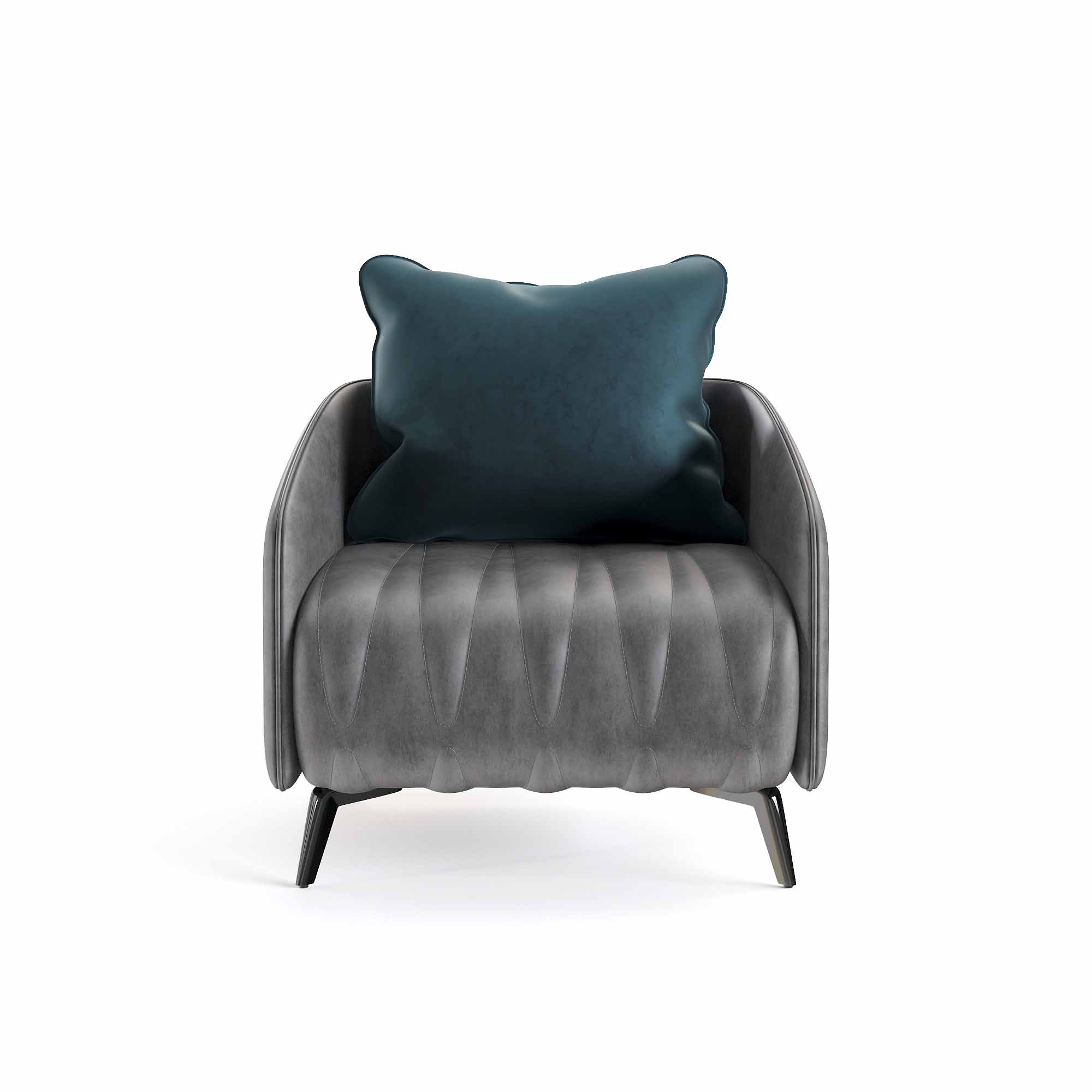 Ghế Sofa đơn vải nhung JEFFERSON G+Furniture