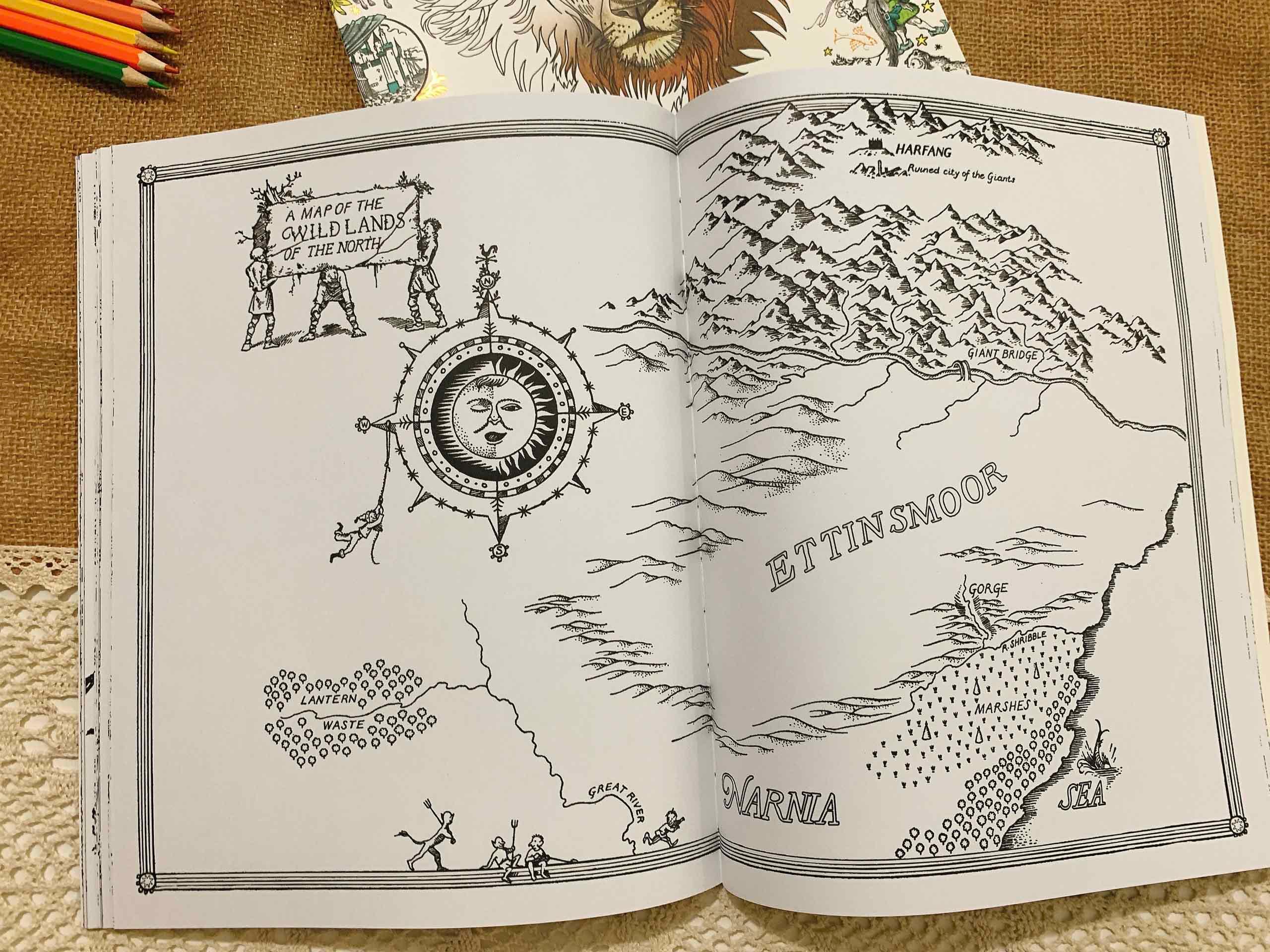 The Chronicles of Narnia Colouring Book