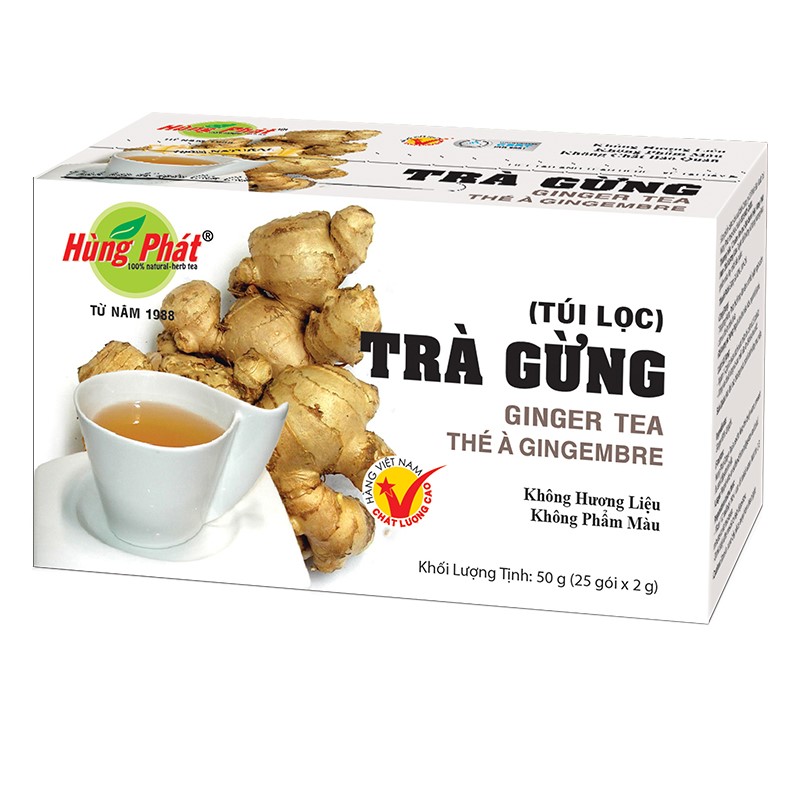 Trà Gừng Túi Lọc Hùng Phát hộp 25 gói x 2 g | Tiki