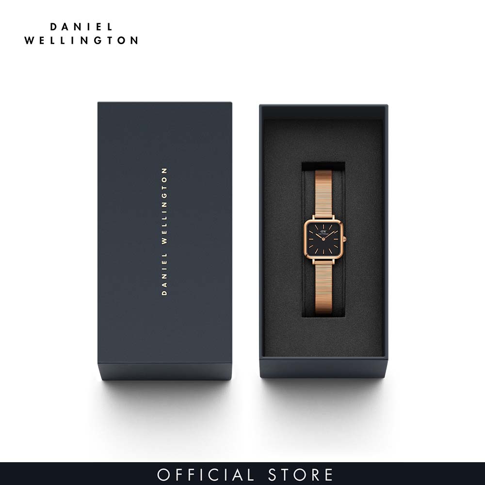 Đồng hồ Nữ Daniel Wellington dây lưới - Quadro Studio 22x22 mm DW00100518