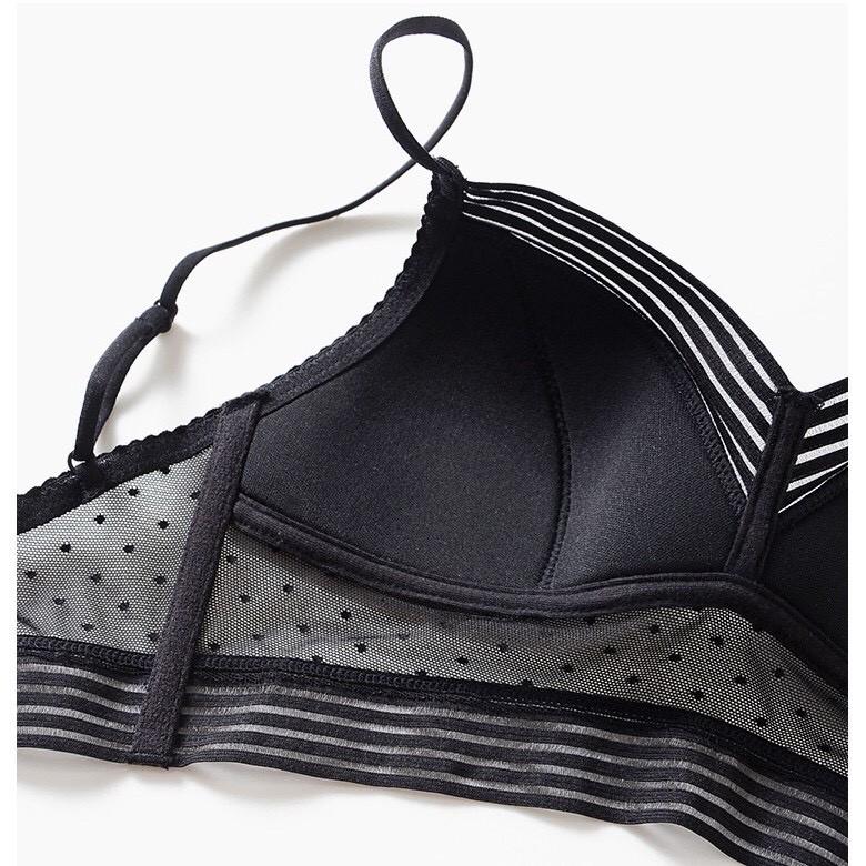 Áo Bralette Ren lưới hở lưng mã B145