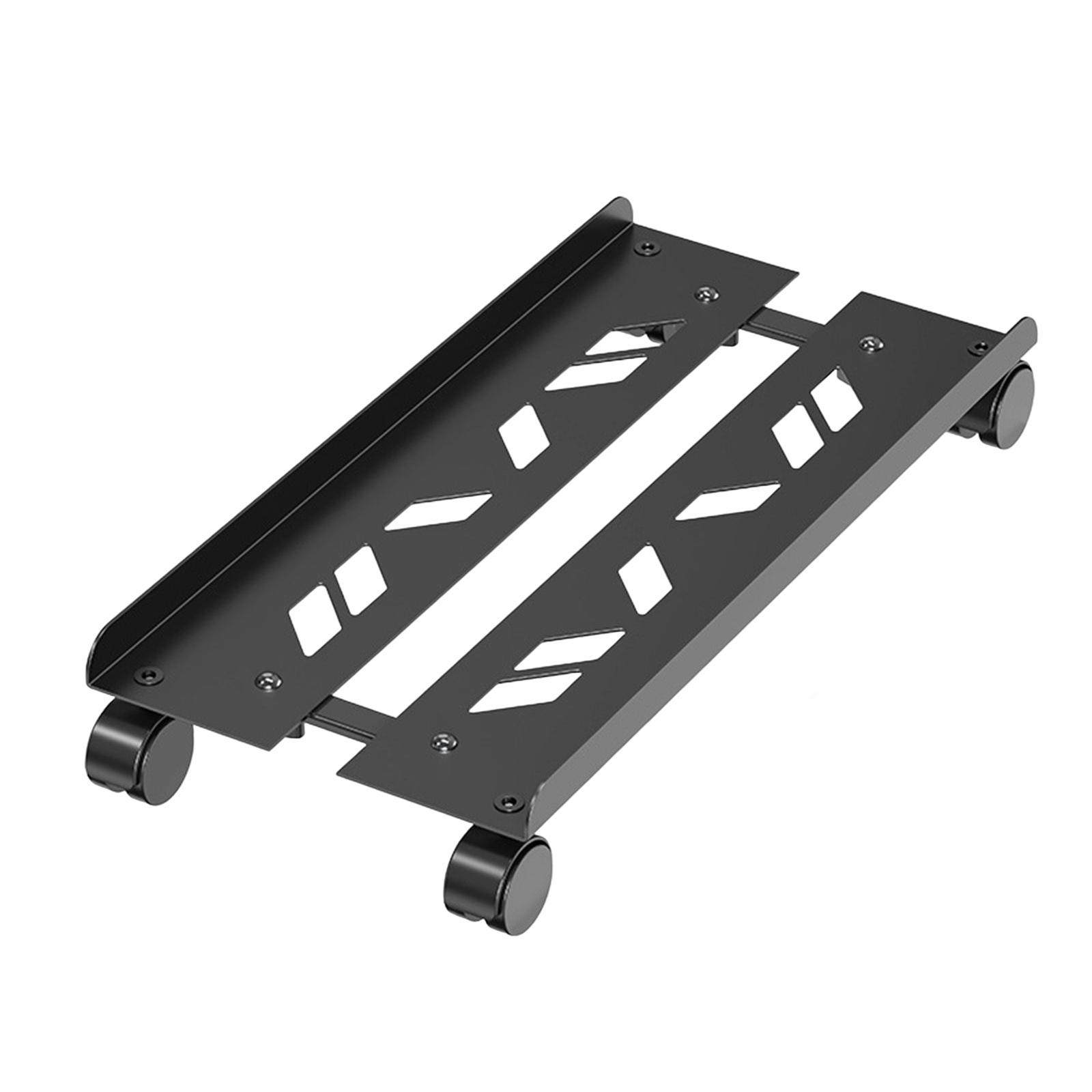 Computer towers Holder Desktop Stand Adjustable Mobile CPU Stand Protection