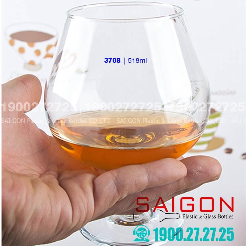 Ly Thủy Tinh Embassy Brandy 340ml | 518ml | Thủy Tinh Cao Cấp , Tùy Chọn Dung Tích