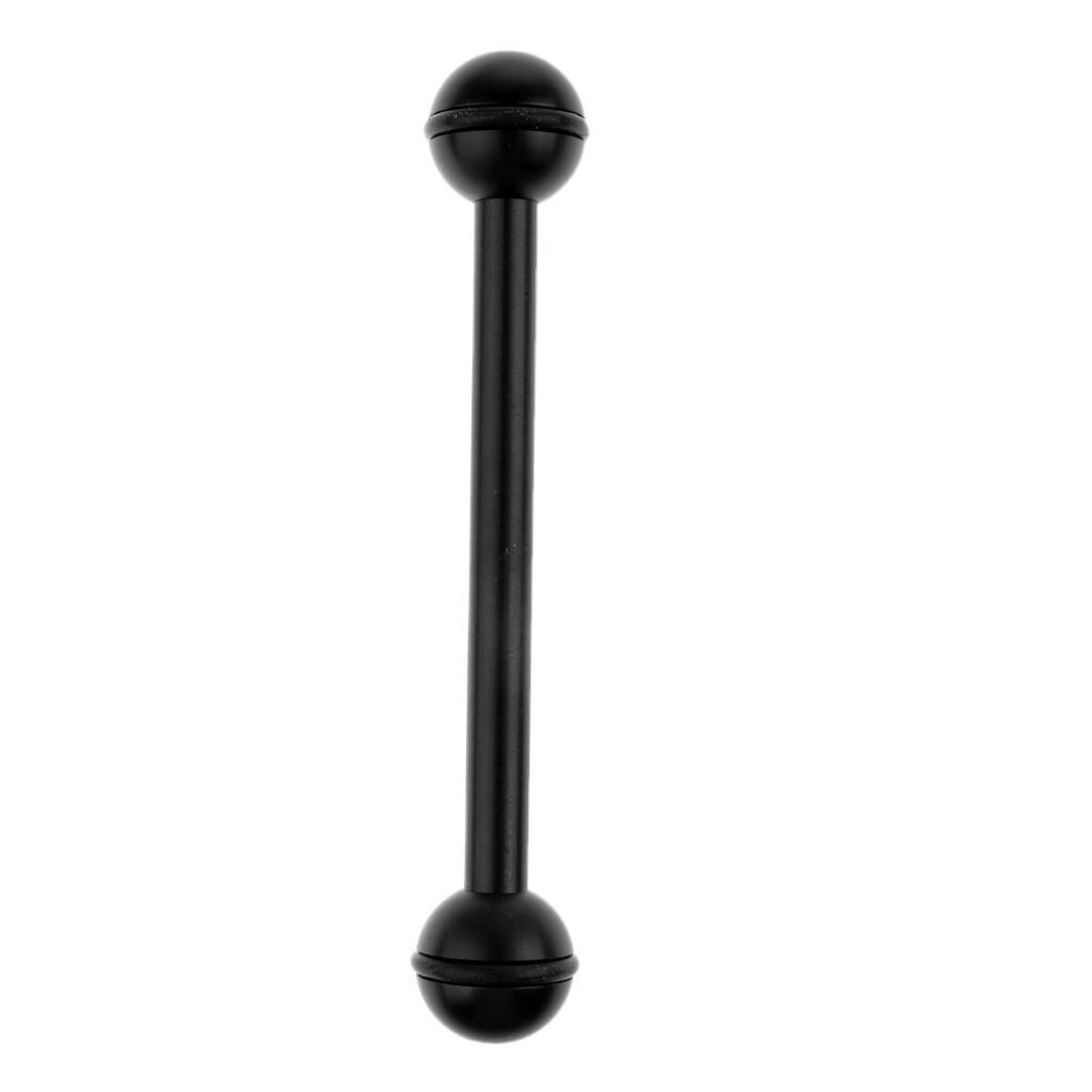 2 Pieces Durable Aluminum Alloy 6 inch Dual Ball Arm Adapter for Underwater Scuba Diving Diver Photography Camera Light