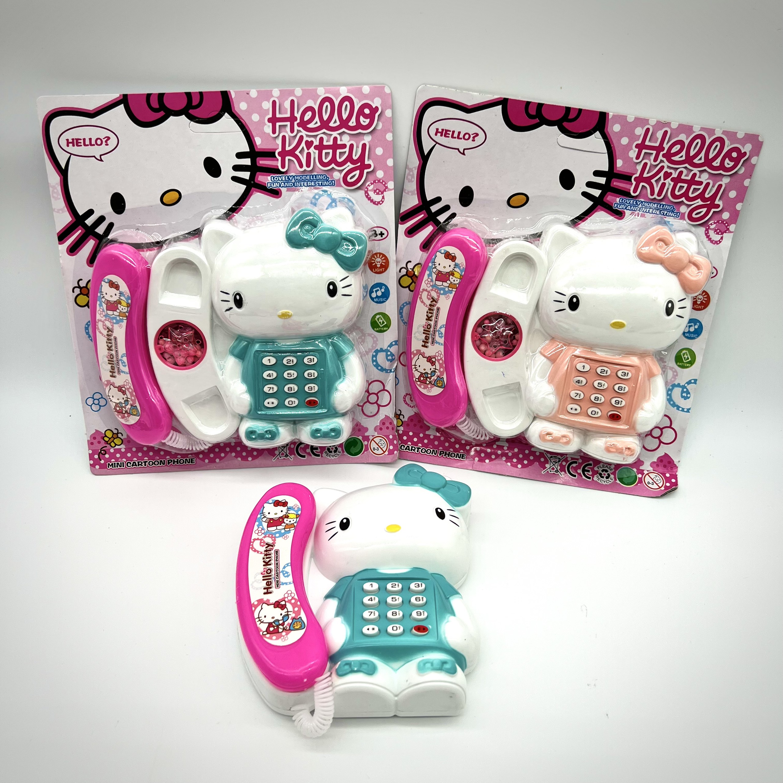 Mô hình Điện thoại đồ chơi cho bé hello kitty - Quà tặng bé