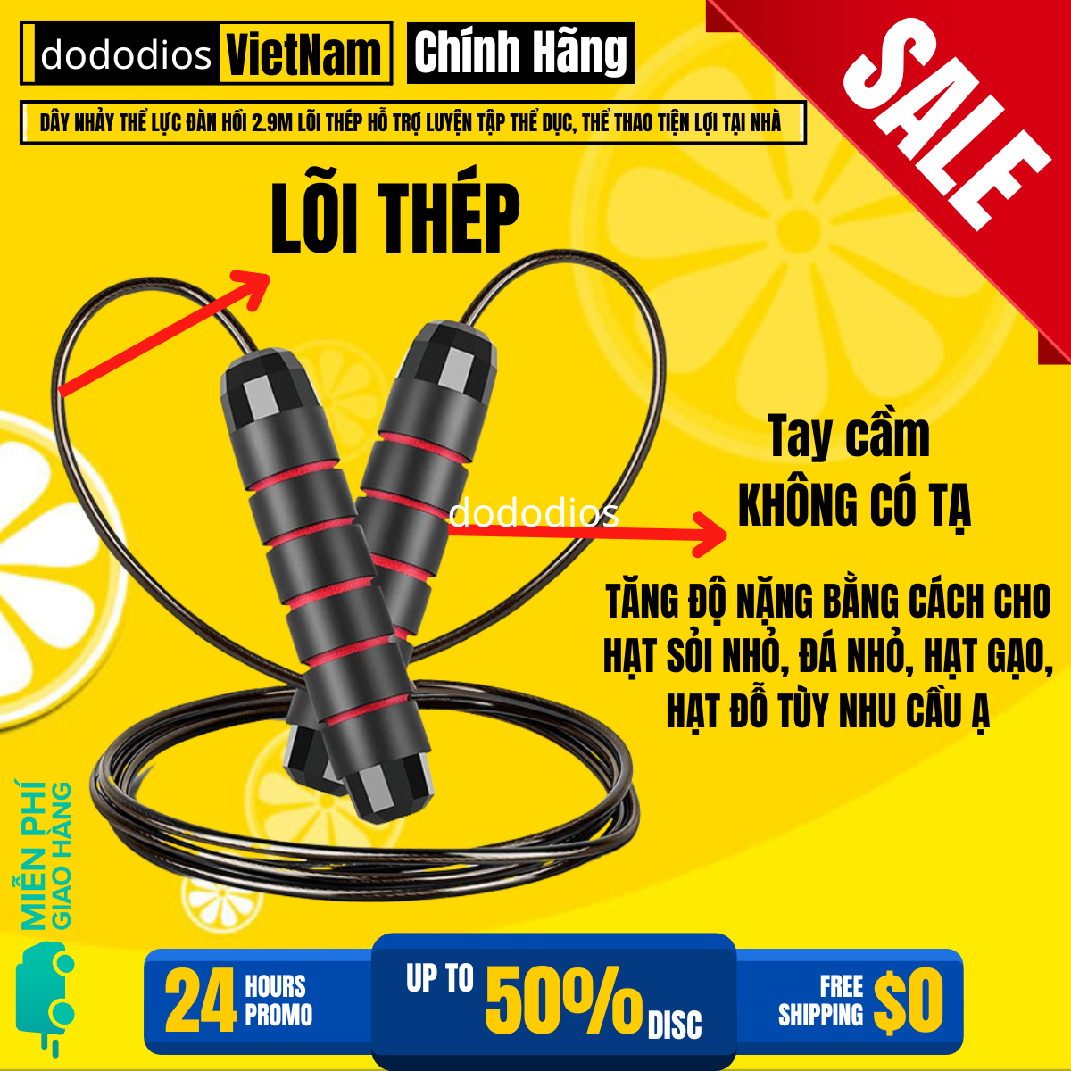 combo kìm bóp tay dây nhảy lõi thép - kìm 60kg 100kg và 120kg - màn hình điện tử đếm số - Hãng dododios