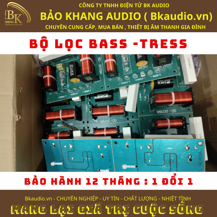 Lọc phân tầng. Lọc Bass và tress cho tín hiệu âm thanh. Msp : SPLL-01