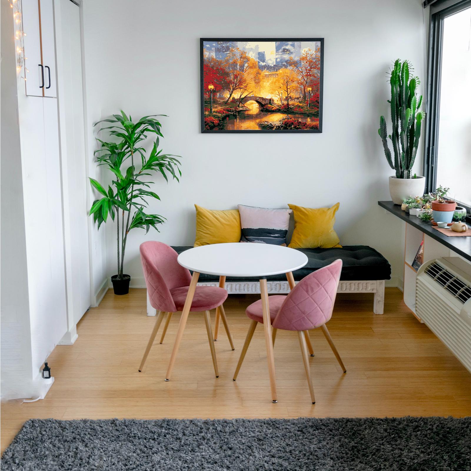 Bức tranh sơn dầu trên vải Canvas cho người lớn, trẻ em mới bắt đầu thủ công, mỹ thuật tại nhà