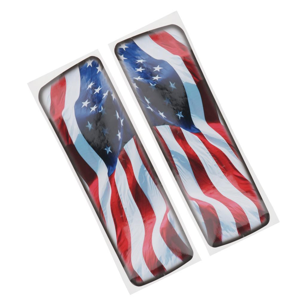 2pcs Motorcycle Side Box Decorative Cover Stickers Decoration Accessories for Harley Touring Models 2014-2019