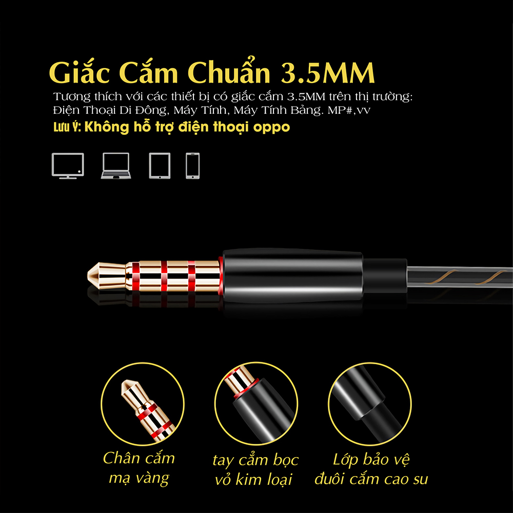 Combo Tai nghe Nhạc Chơi Game QKZ CK8, Có Mic Gaming In Ear - Hàng Chính Hãng