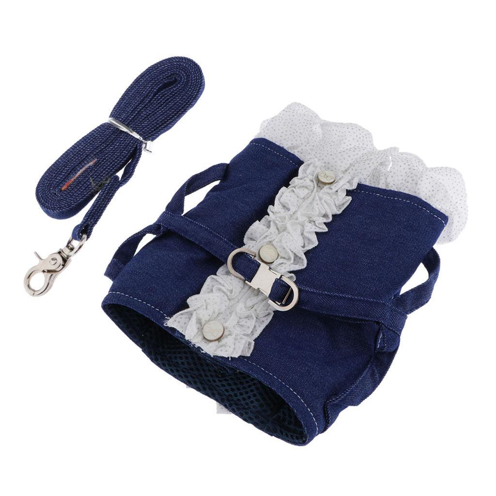 Pet Dog Harness Leash Pet Costume Clothes for Small Pet Cat Puppy