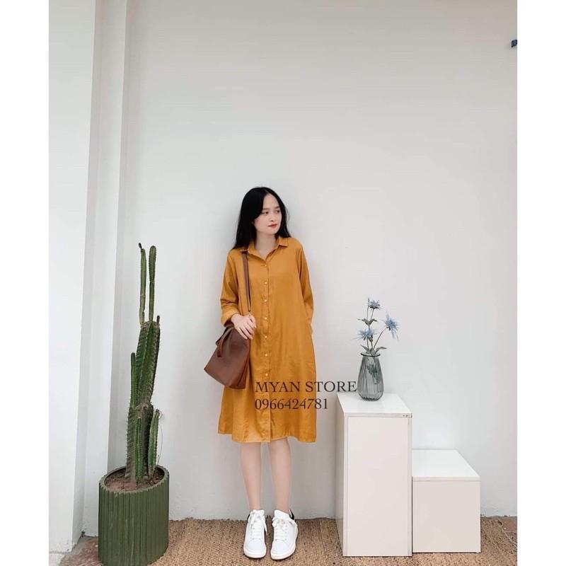Sơ mi váy oversize hot trend hè 2021