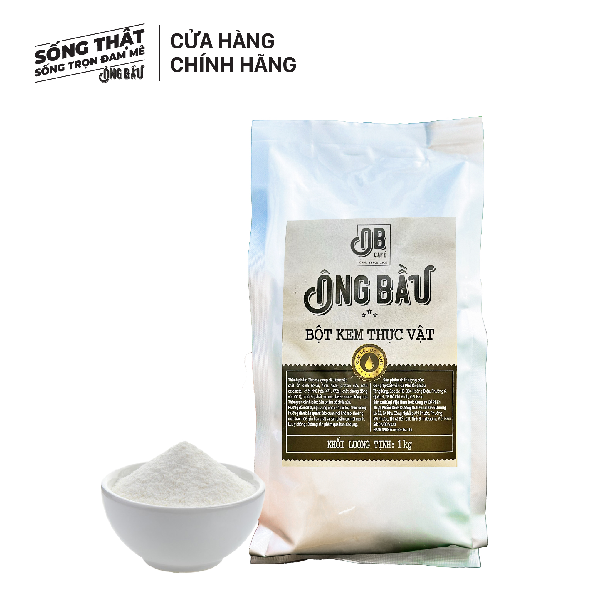 Bột Kem Thực Vật - Túi 1 Kg
