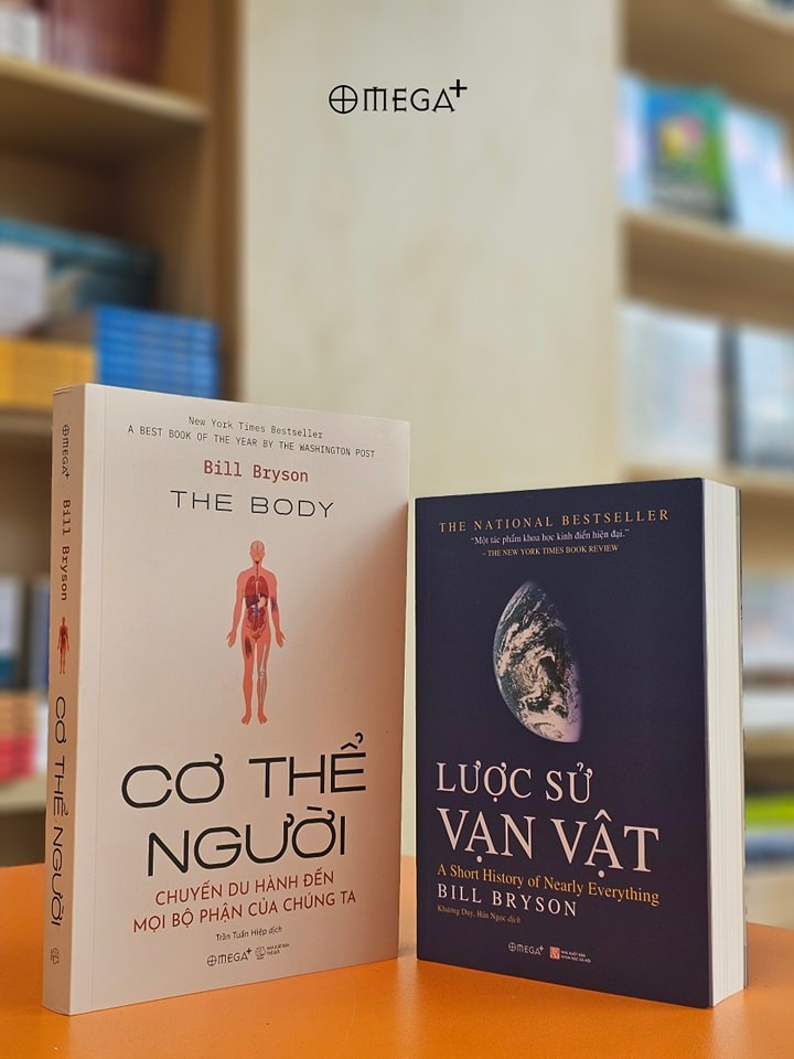 Combo Sách Tác Giả Bill Bryson: Lược Sử Vạn Vật - A Short History Of Nearly Everything + Cơ Thể Người - The Body - Chuyến Du Hành Đến Mọi Bộ Phận Của Chúng Ta (Omega Plus)