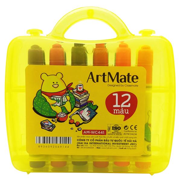 Hộp 12 Bút Lông Màu - ArtMate AM-WC441