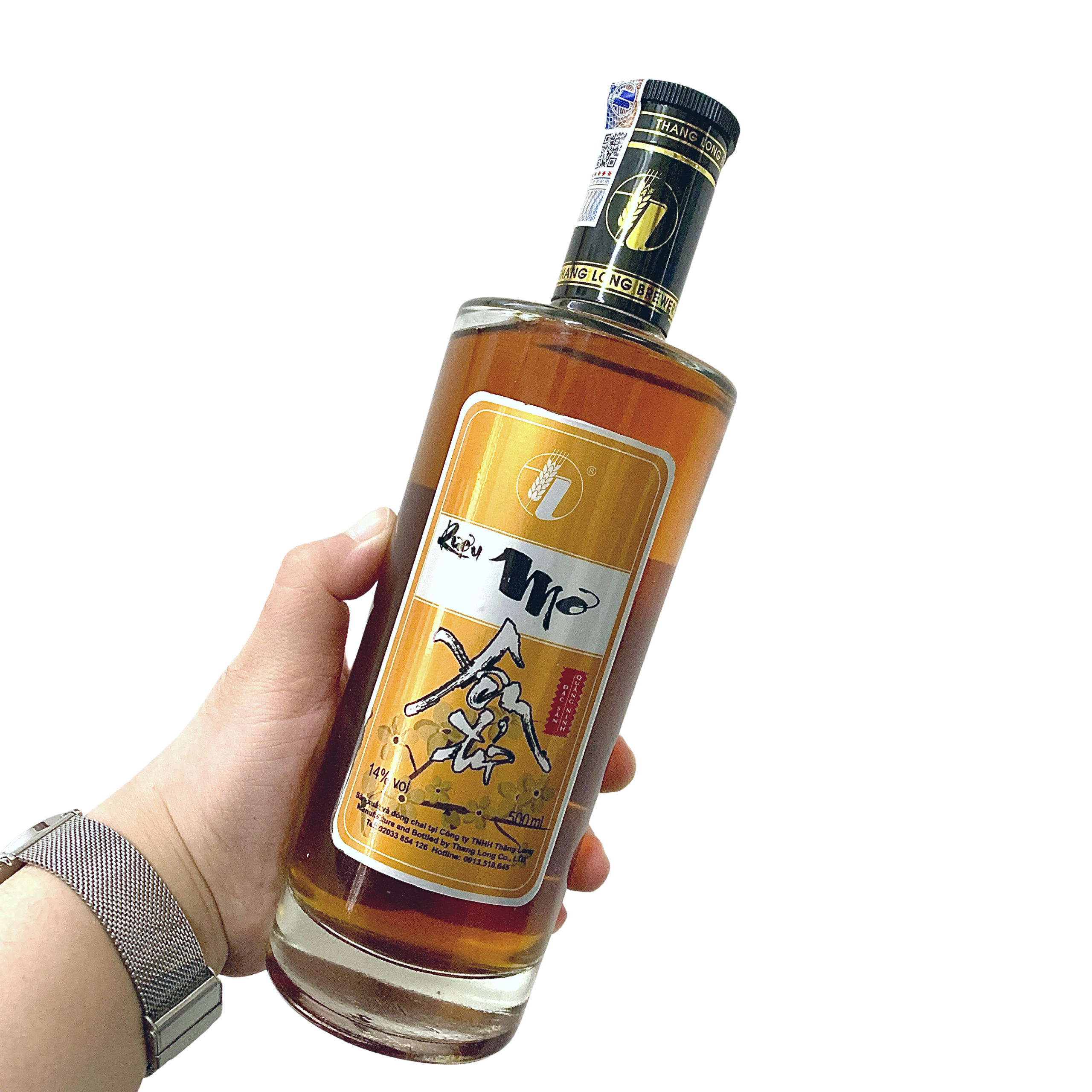 Đặc sản Quảng Ninh - Rượu Mơ Yên Tử Luxury 14% Vol Chai Thủy Tinh 500ml - OCOP 5 Sao