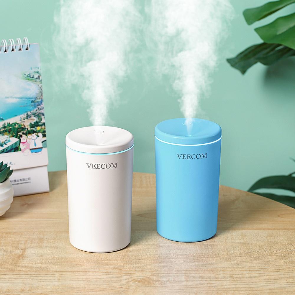 Máy tạo ẩm không khí mini khuyếch tán mùi hương có đèn LED dành cho văn phòng, xe hơi.