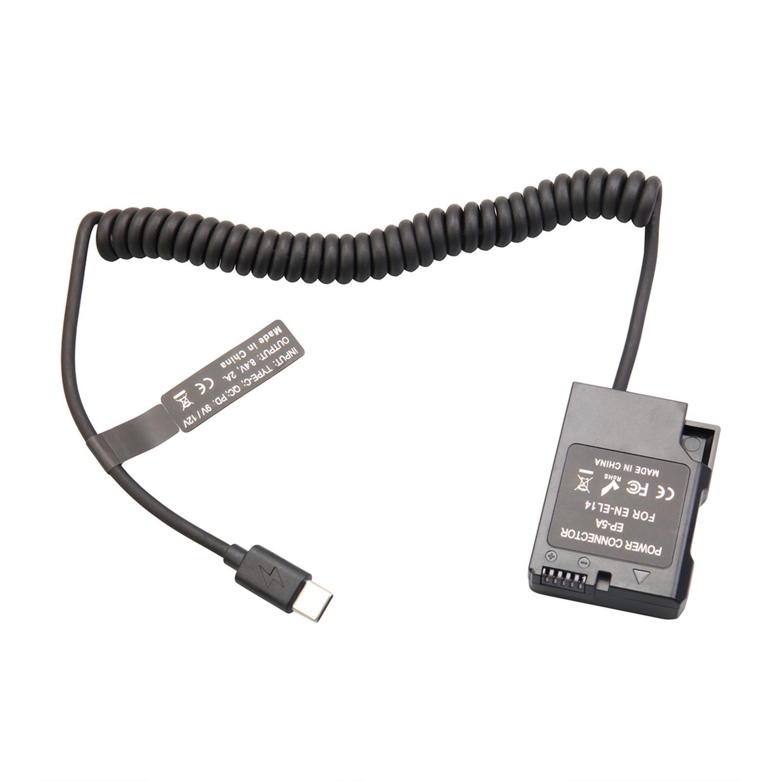 Power Adapter En-El14 Dummy Battery for D3100 D5100 D5200 D5300 D3200
