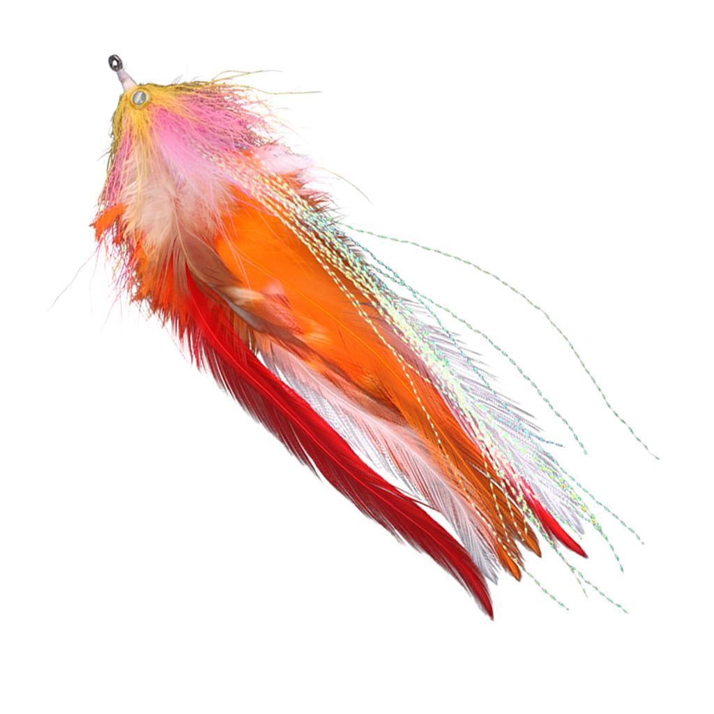 2x 5.5 "14cm Fly Fishing Flies Kit Dry Fly Fishing Lures Kit