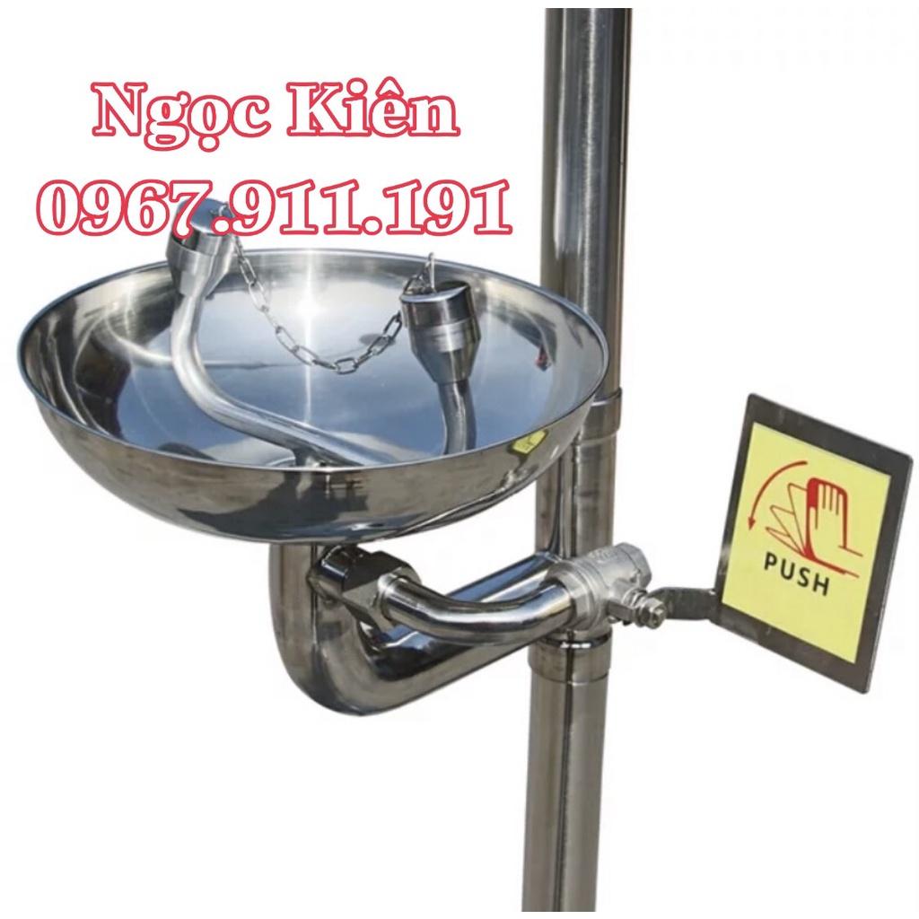 Bộ bồn rửa mắt và tắm khẩn cấp có chân đạp