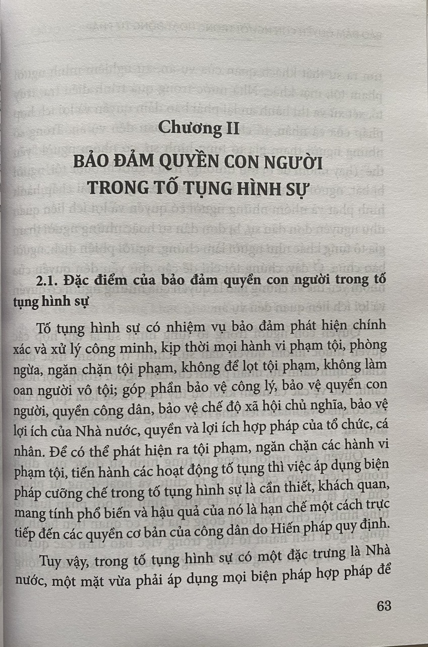 Bảo Đảm Quyền Con Người Trong Hoạt Động Tư Pháp