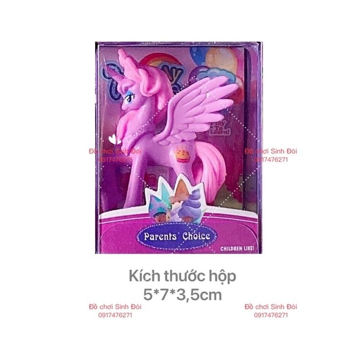 Mô hình ngựa pony nhỏ - combo 6 con ngẫu nhiên