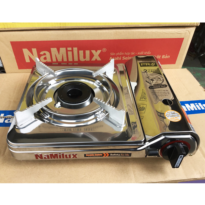 Bếp gas du lịch mini 2S Namilux PL2021AS - Hàng chính hãng