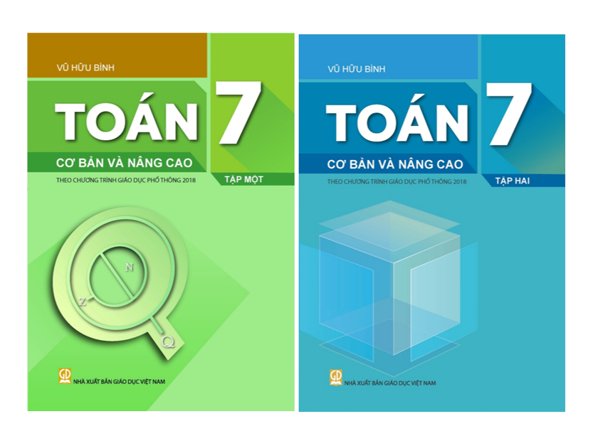 Sách - Combo Toán 7 cơ bản và nâng cao tập 1 + tập 2 ( theo chương trình giáo dục phổ thông 2018 )