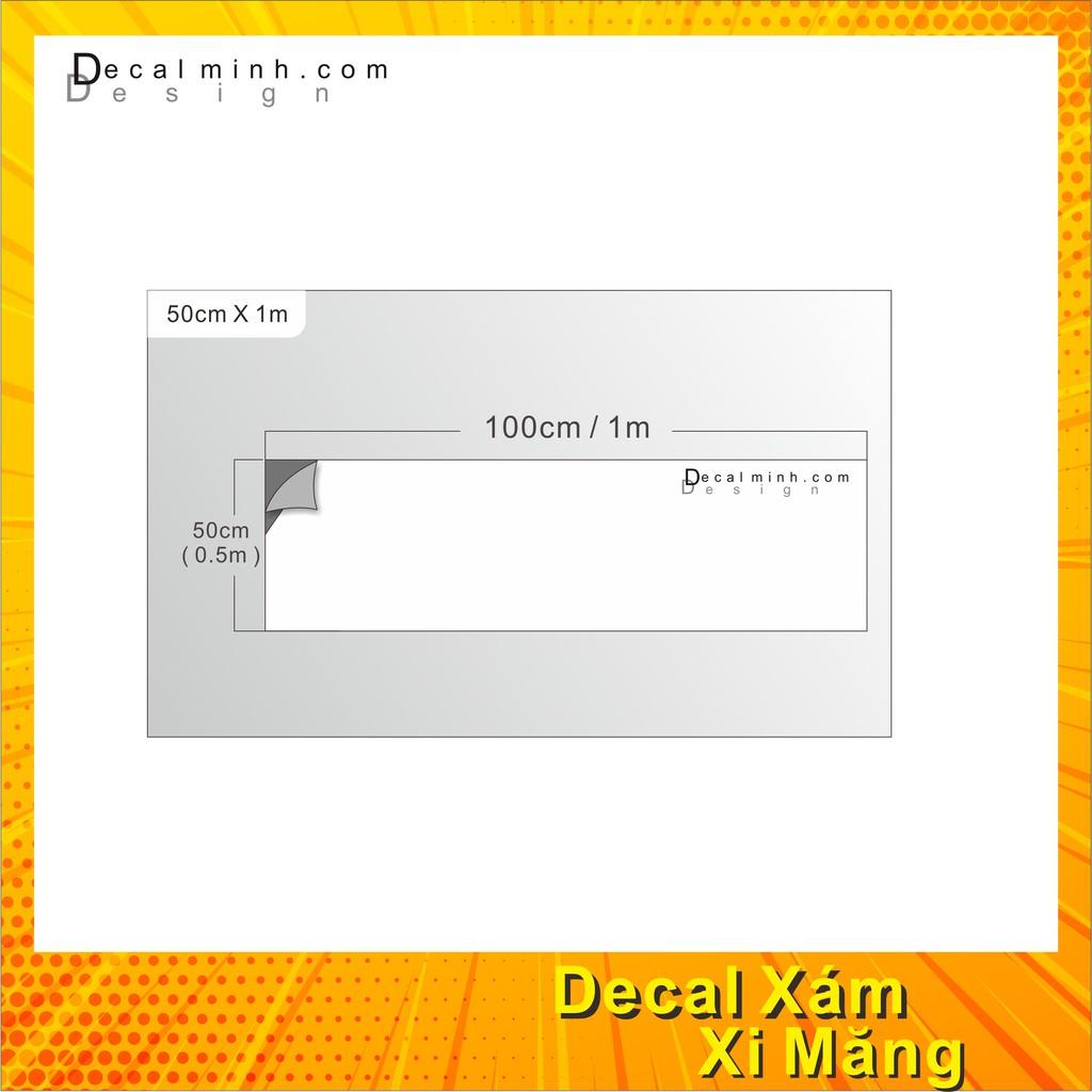 decal màu xi măng dán xe cao cấp (đã có khổ 1m)