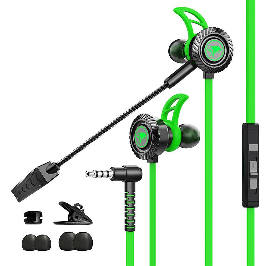 Tai Nghe Gaming Có Mic Rời xMOWI RX1 - Nâng Cấp Dây Dẹt Chống Rối - Super Bass - Dual Mic - Hàng Chính Hãng