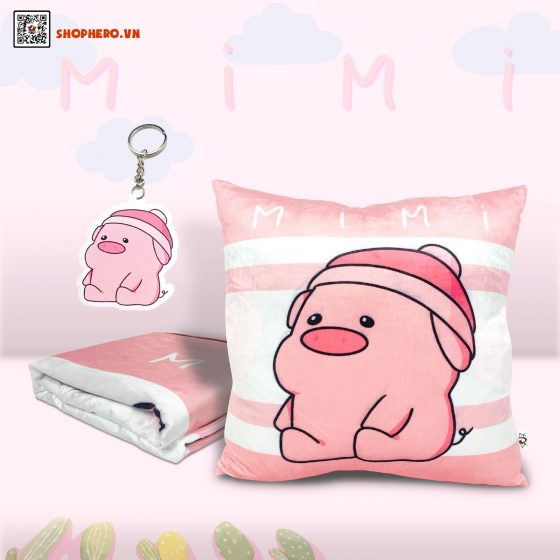 Bộ chăn gối đa năng MiMi Hero Team