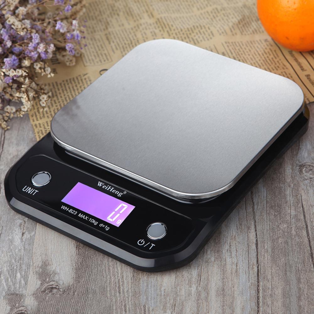 Cân thực phẩm điện tử Màn hình LCD có đèn nền Hightlight có độ phân giải 1g, dung tích 22Lbs, đo lường chính xác