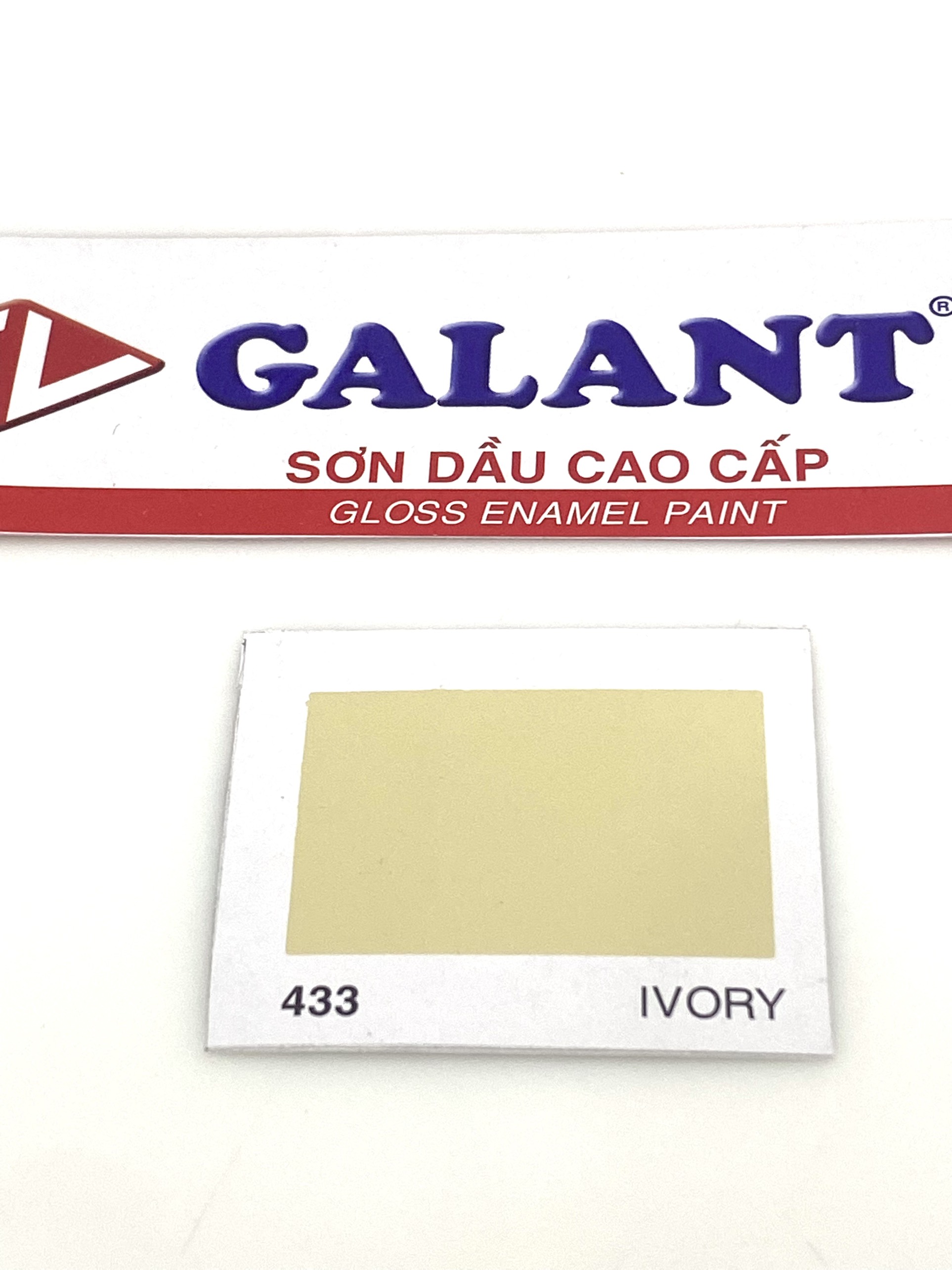 Sơn dầu Galant màu vàng Ivory 433 _ 0.8L