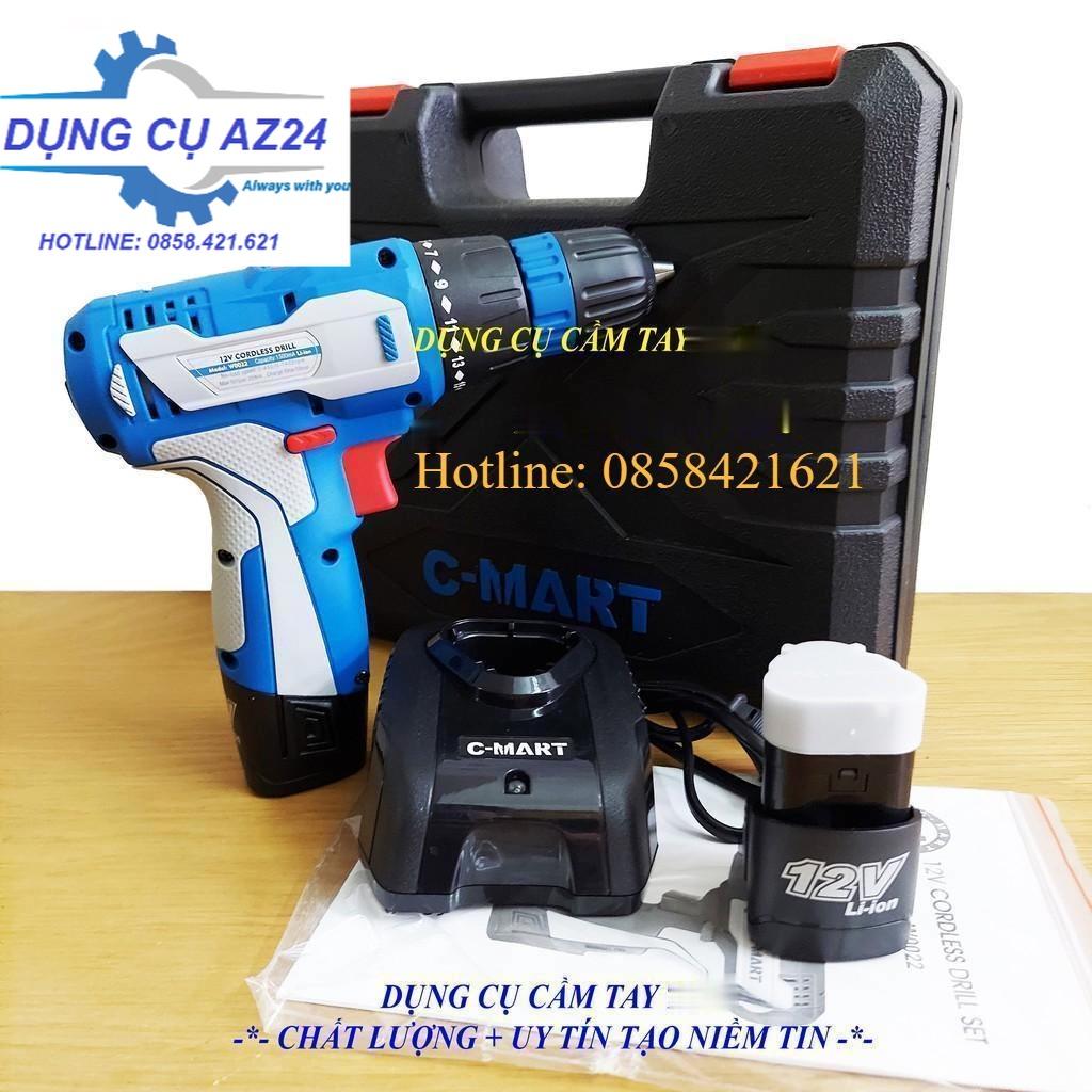 Máy khoan bắt vít pin sạc 12V W0022 CMART