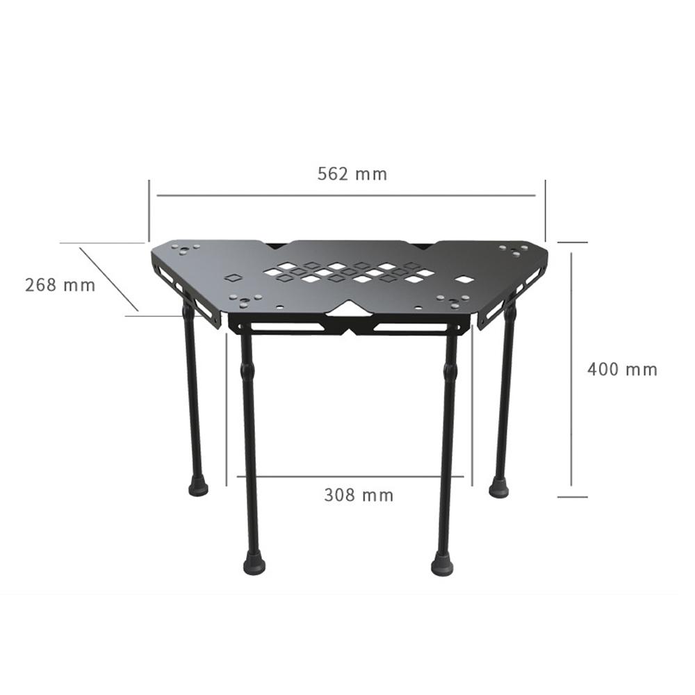 Bàn hợp kim nhôm cắm trại di động có thể điều chỉnh chiều cao sử dụng ngoài trời Picnic câu cá