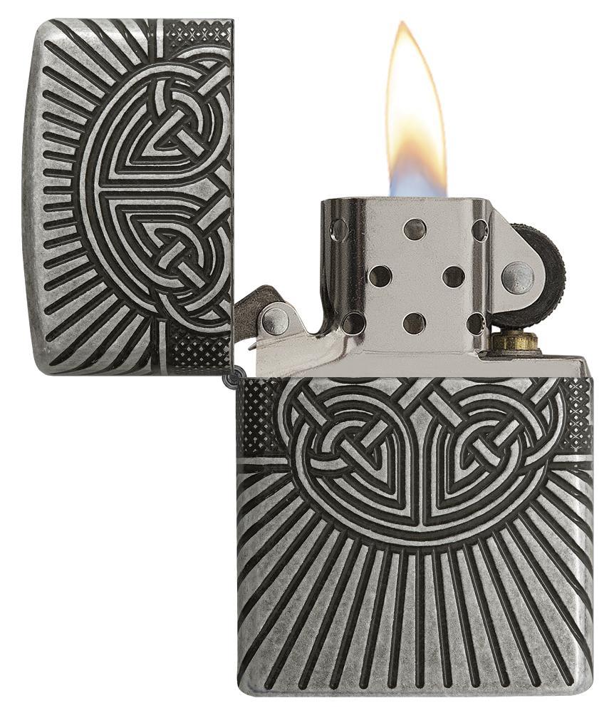 Bật Lửa Zippo Armor Celtic Cross Design 29667