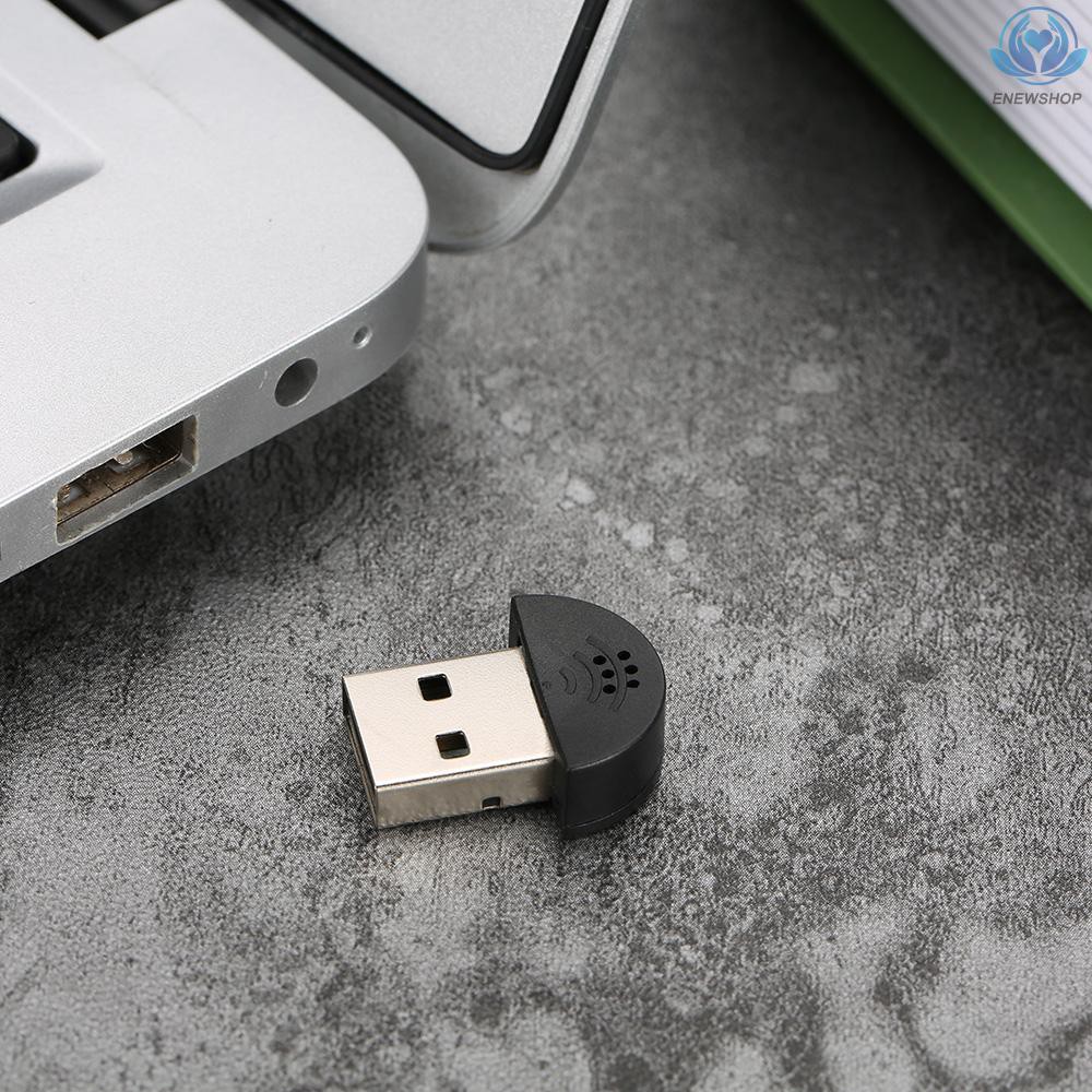 Mini Microphone USB 2.0 - Mic Không Dây Dành Cho Máy Tính Laptop , PC - Nhỏ Gọn, Thu Âm Tốt