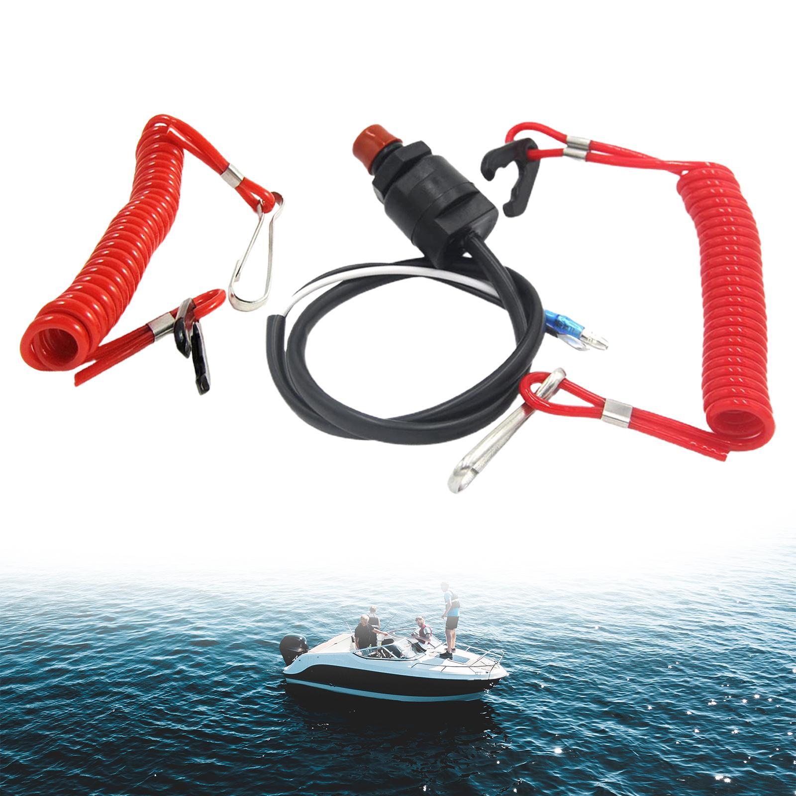 Boat Outboard Motor Emergency Safety Engine Stop Switch for
