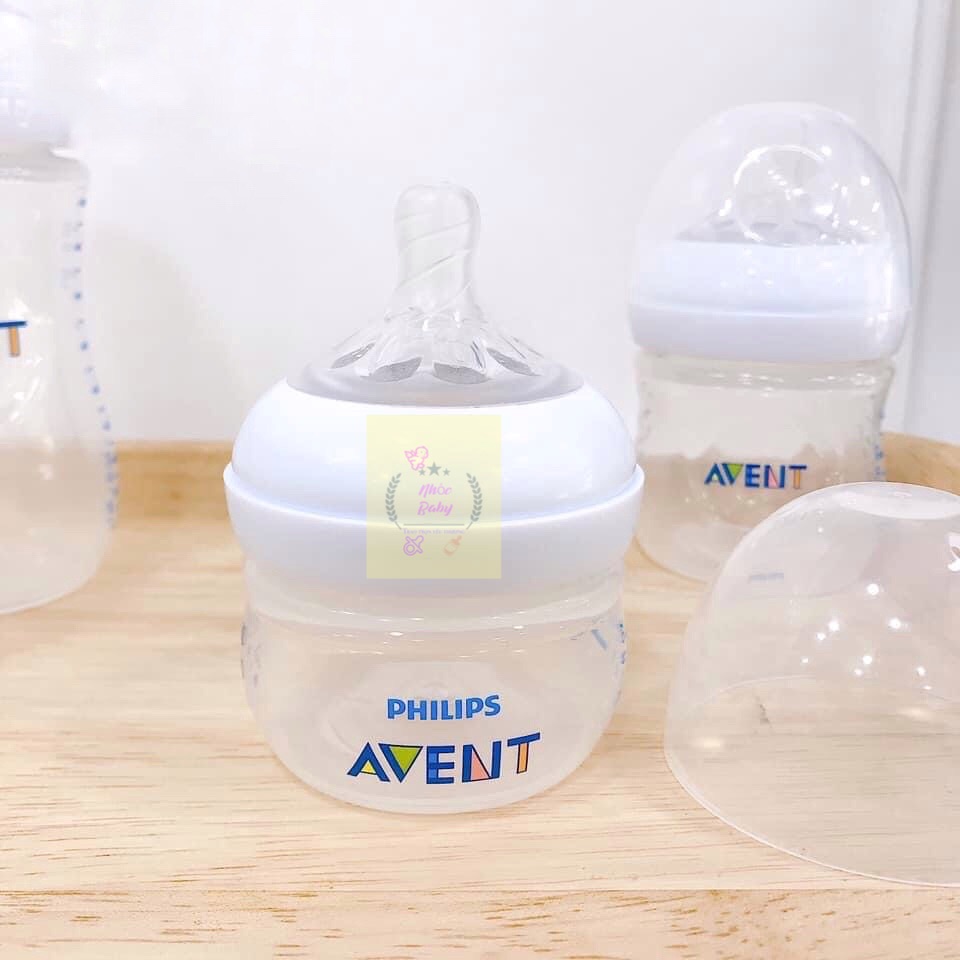 Bình sữa Avent Natural Cổ Rộng 60ml/125ml/260ml/330ml