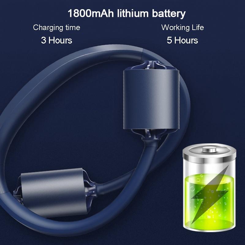 Quạt Làm Mát Mini Đeo Cổ Sạc Cổng USB Tiện Dụng Khi Chơi Thể Thao Hàng nhập khẩu