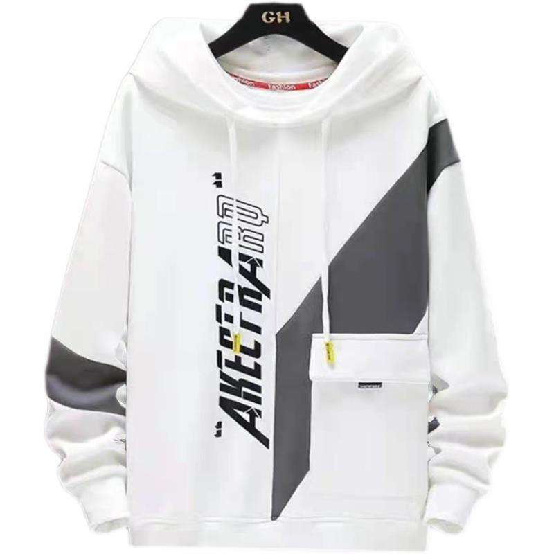 最新款式Áo Hoodie Tay Dài Dáng Rộng Plus Size Cho Nam Size S-8XL