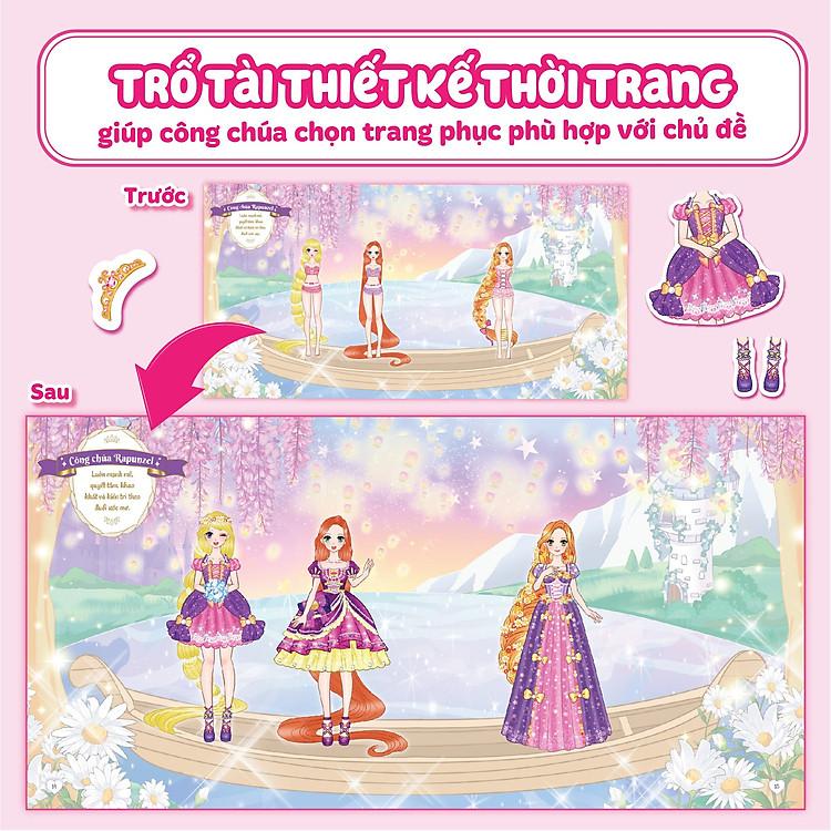 Sách Thời trang Công chúa Cổ tích (4 trang stickers)