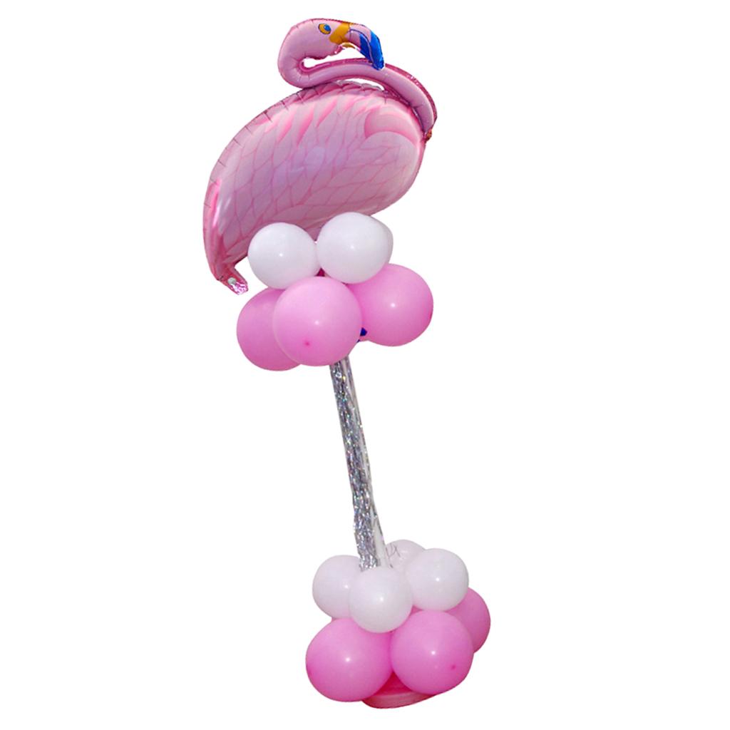 Tropical Flamingo Ballons Latex Balloon Column Set Birthday Party Decor Pink