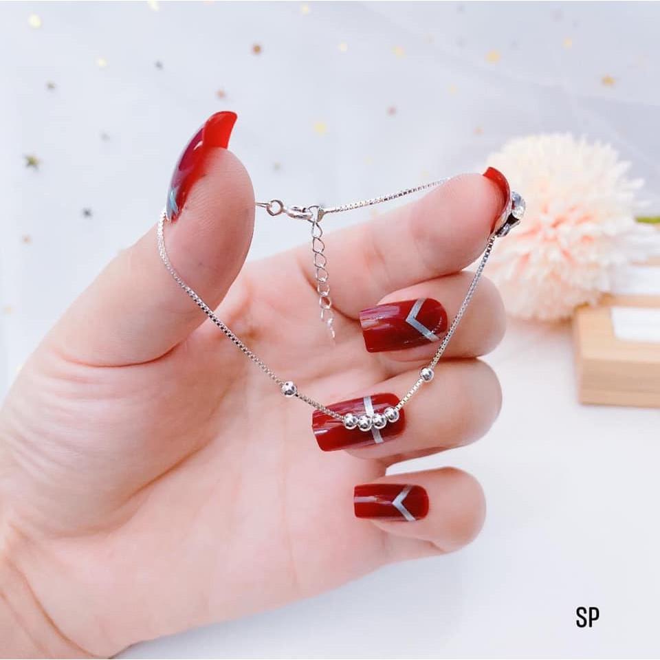 Lắc tay bibi silver - lắc tay s925 bạc cao cấp - lắc tay bi -