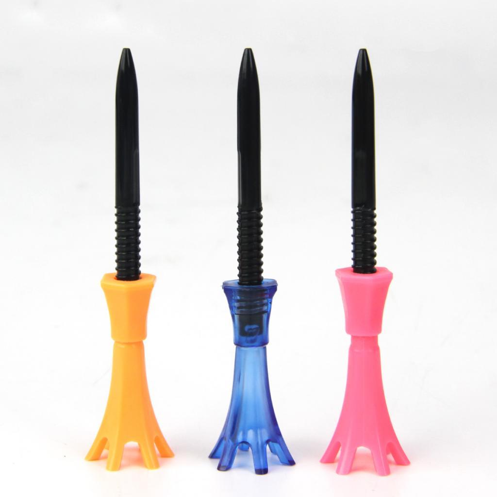 3pcs/Set Professional Golf Tee Guide Magnetic Rotatable Tees Replacement Assorted 80/76mm