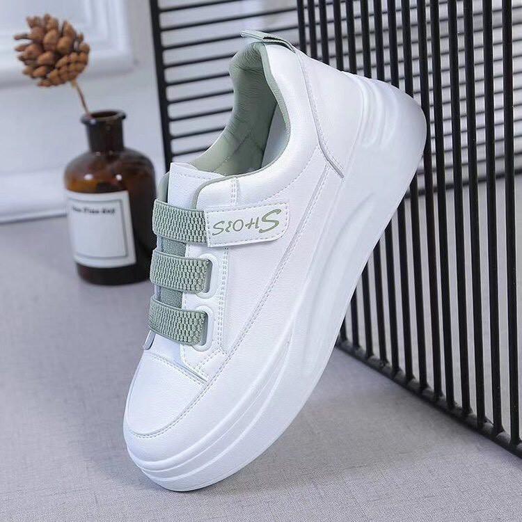 Giày Thể Thao Nữ- Giày Nữ Sneakers SH03S, Tăng chiều cao, Độn Đế, 3 Màu Xanh, Vàng và Xám, Êm Chân, Đẹp, Giá Rẻ