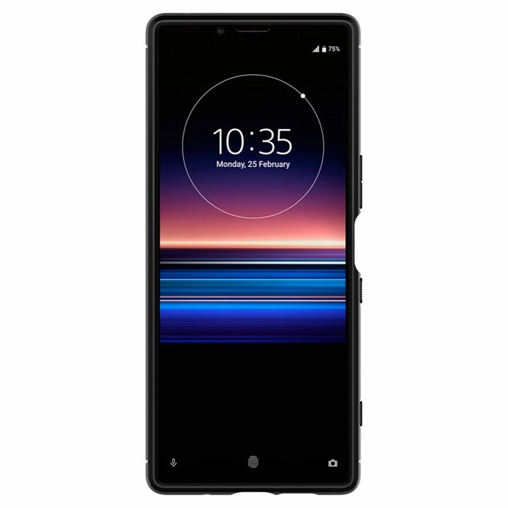 Ốp lưng cho Sony Xperia 1 Spigen Rugged Armor - Hàng nhập khẩu