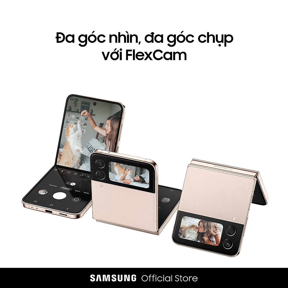 Điện thoại Samsung Galaxy Z Flip4 5G - Hàng chính hãng