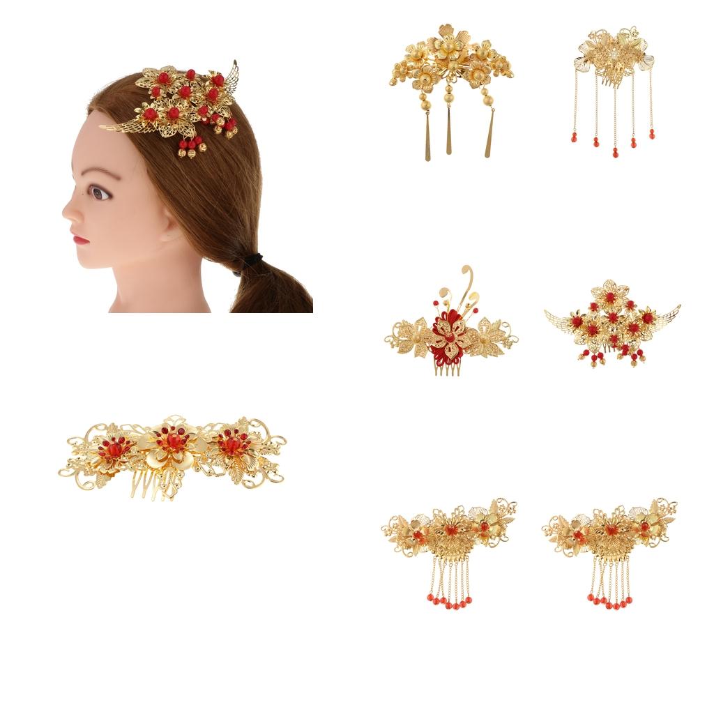 Classic Retro Brides Wedding Jewelry Chinese Style Hair Combs