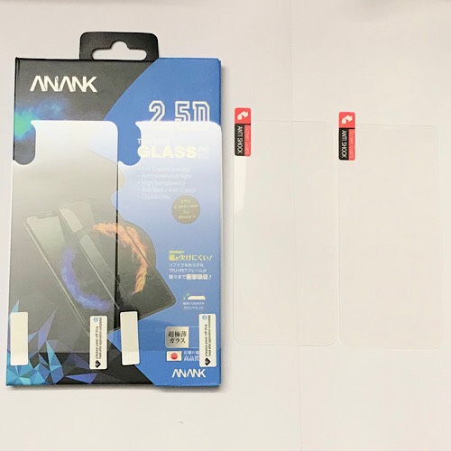 2 Miếng Dán cường lực màn hình và 2 Miếng Dán mỏng sau lưng cho iPhone X / XS hiệu ANANK chuẩn 9H 2.5D mỏng 0.18 mm - Hàng nhập khẩu